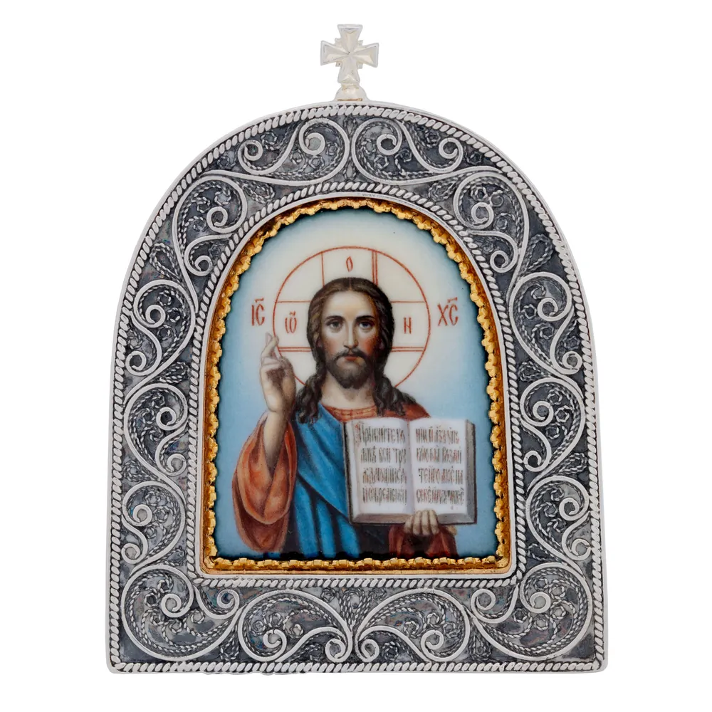 Table icon №163 decal / silver plating, gilding / the Lord Almighty