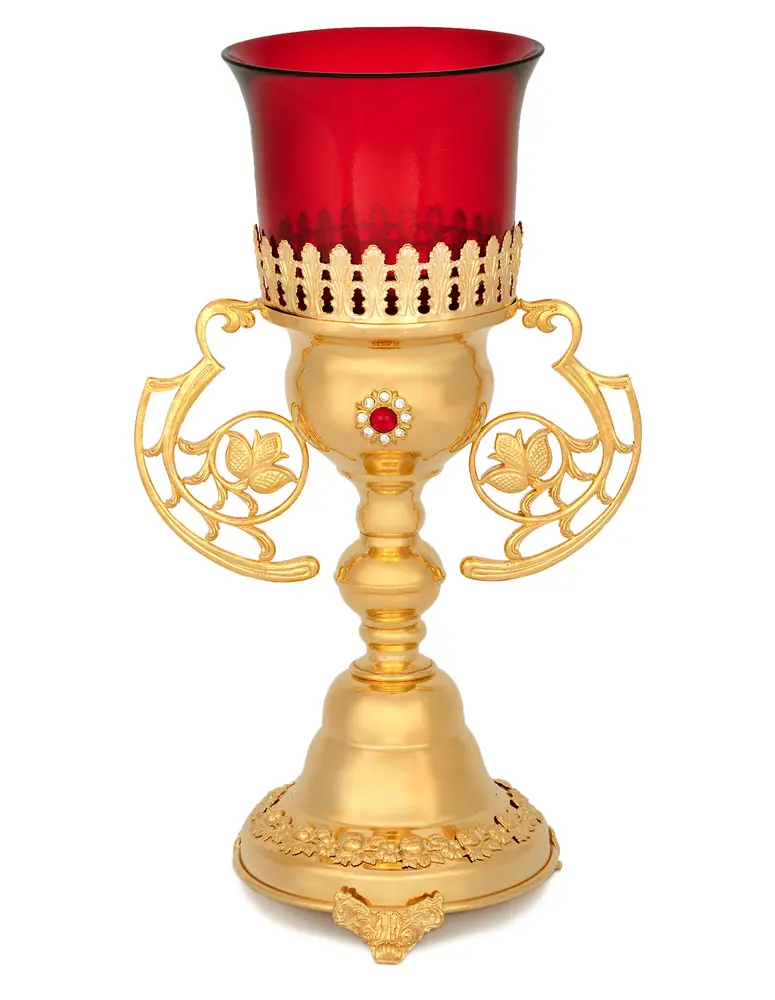 Altar vigil lamp №5 pressed gilding