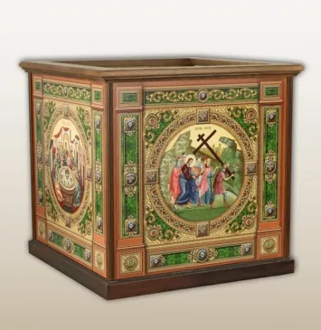 Altar table vestment “Marquetry” №237 1.0×1.0