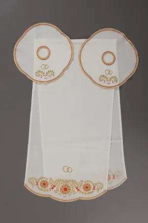 Wedding towel embroidered and holders №5