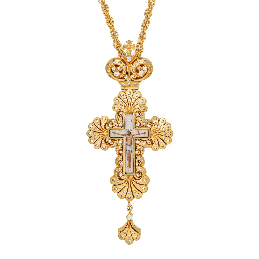 Pectoral cross №63 / gilding