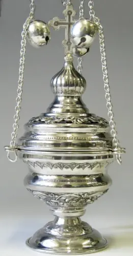 Bishop's censer chasing silver