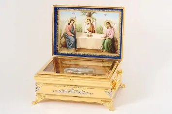 Reliquary ark for holy relics №14 gilding