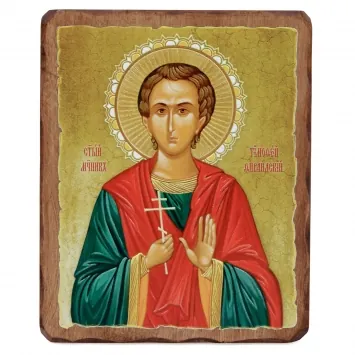 Icon on board 12,5×16,5 3D print, varnish Timothy