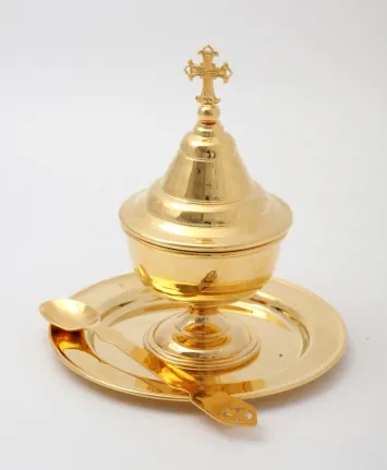 Incense holder gilding