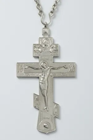 Priest's cross nickel silver