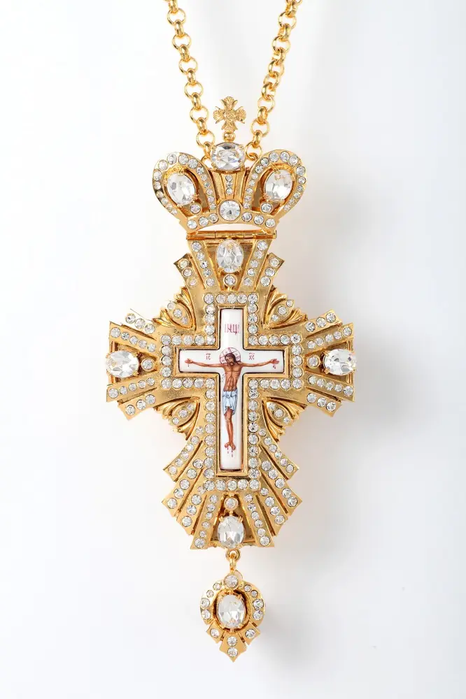 Pectoral cross №54 / gilding