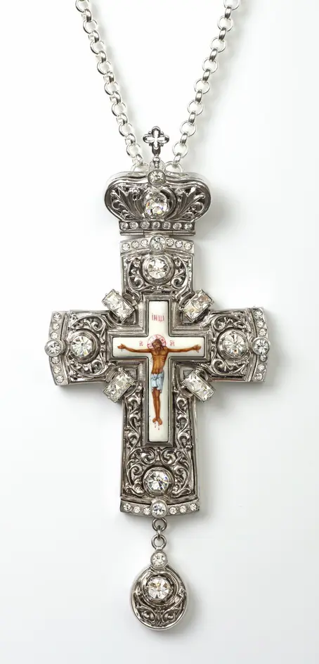 Pectoral cross №107 silver