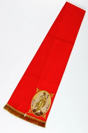 Gospel bookmark silk №14 icon machine embroidery