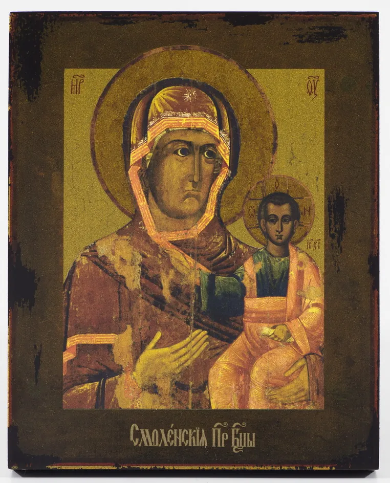 Icon on wood 13×16 varnish №2 Hodegetria