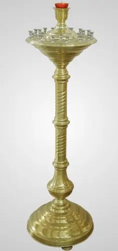 Candlestick №1 on 21 candle varnish