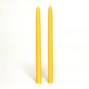 Wedding candles without bronzing (set of 2 candles)