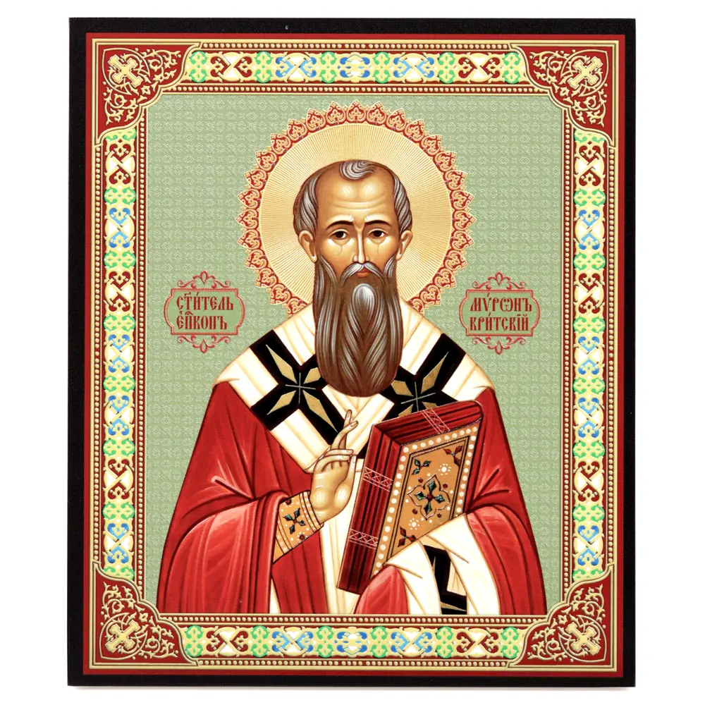 Icon on board 22×26 3D print, varnish Myron of Crete
