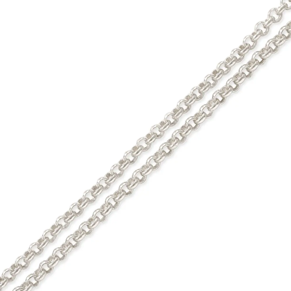 Bishop's chain “Pea-link” silver