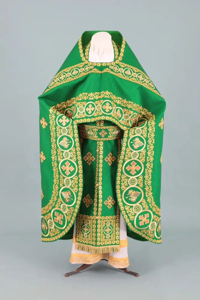 Priest's vestment №13 brocade machine embroidery