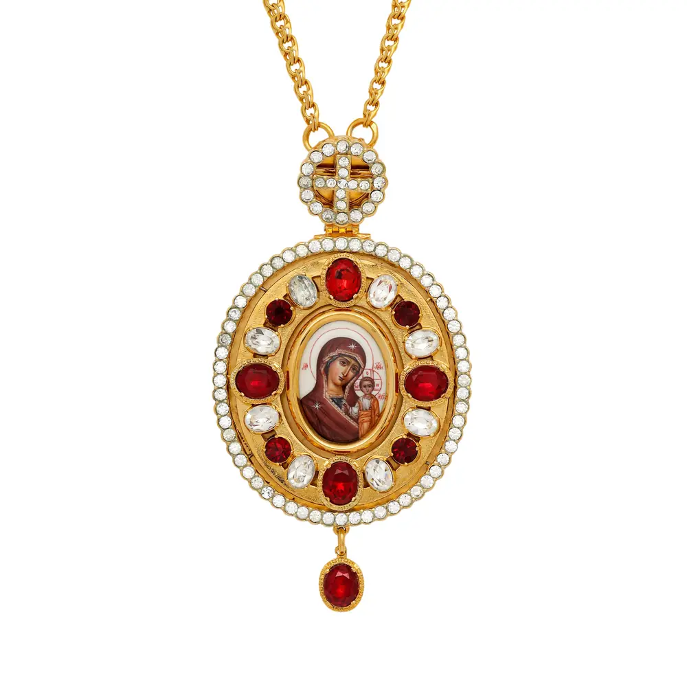 Panagia №126 / gilding / silver