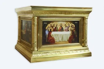 Altar table vestment №18 1,0 * 1,0 photo image varnish