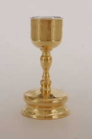 Chalice-cup 0.5 with insert (stainless steel) gilding