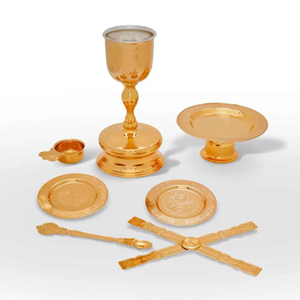 Chalice 0.75 with accessories with insert (nickel silver) silver plating gilding