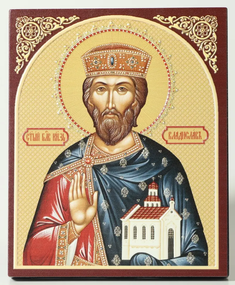 Icon on board 13×15 3D print, varnish Vladislav