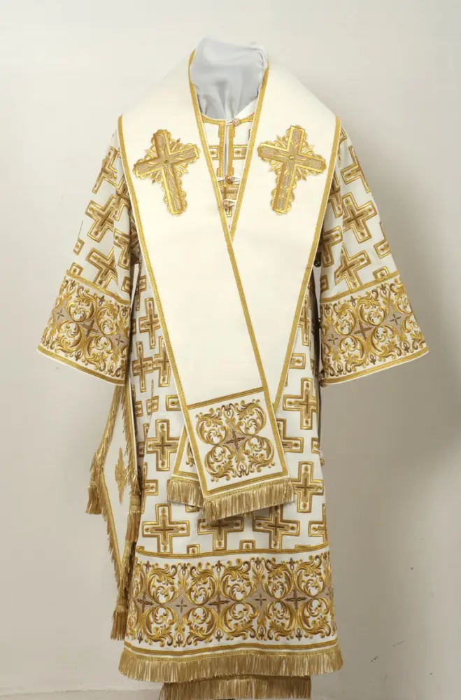 Bishop's vestment №043 wool machine-embroidered