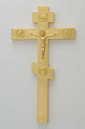 Altar cross №10-1 small gilding