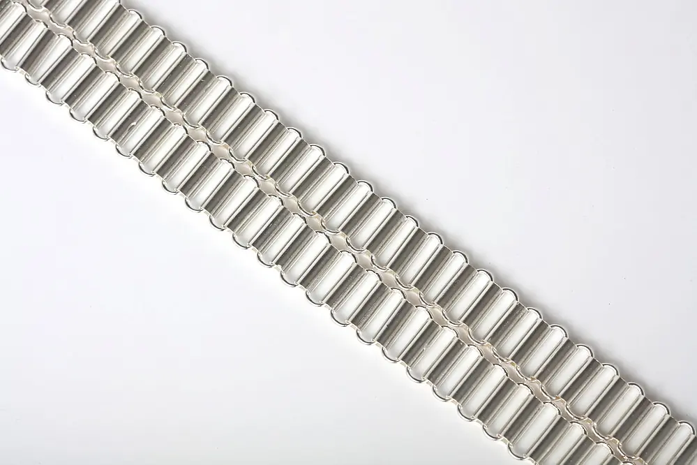 Bishop's chain “Tubular №4” silver