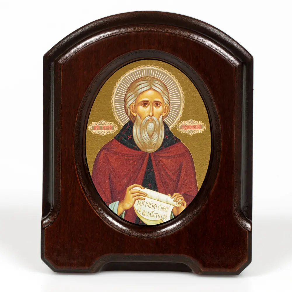 Table icon 11×13 oval, packaging Sergius of Radonezh 3