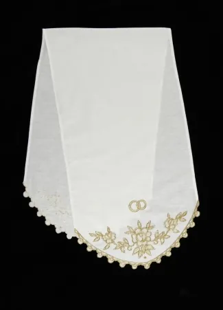 Wedding towel cord embroidery №4