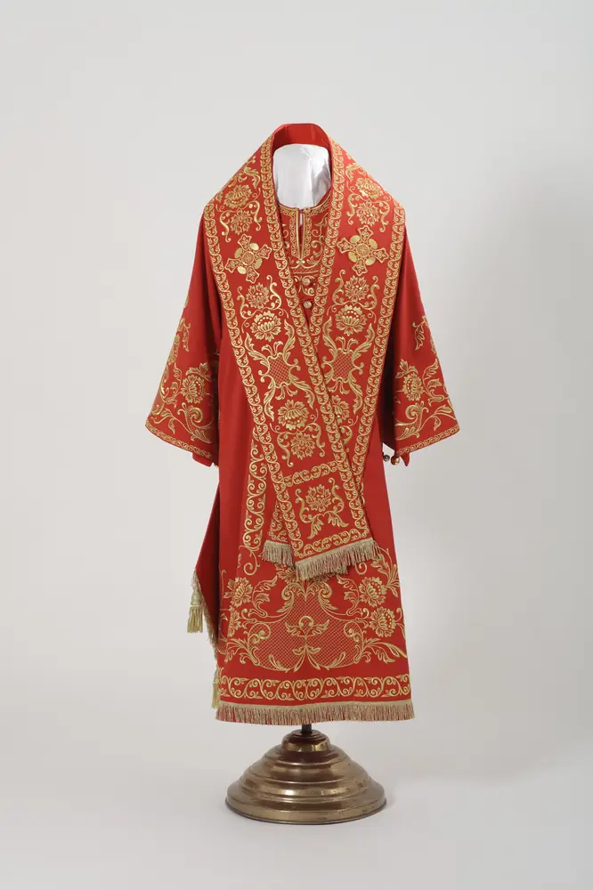 Bishop's vestment №87 gabardine machine embroidery