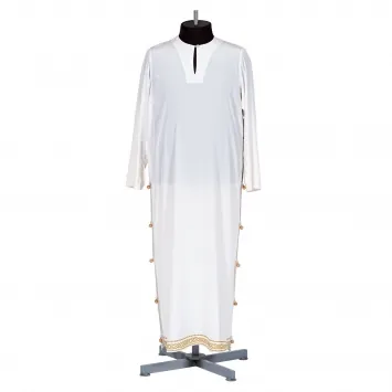 Undersakkos silk (narrow embroidery)