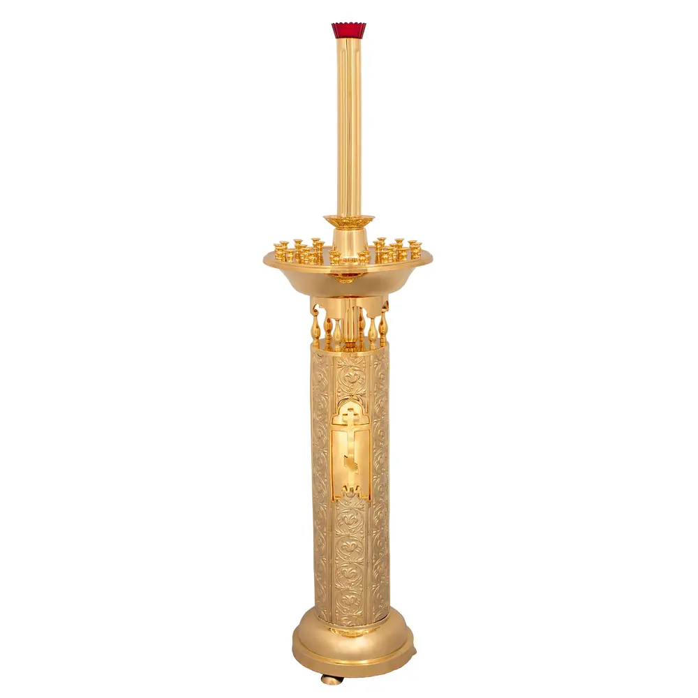 Candlestick №8 on 27 candles gilding