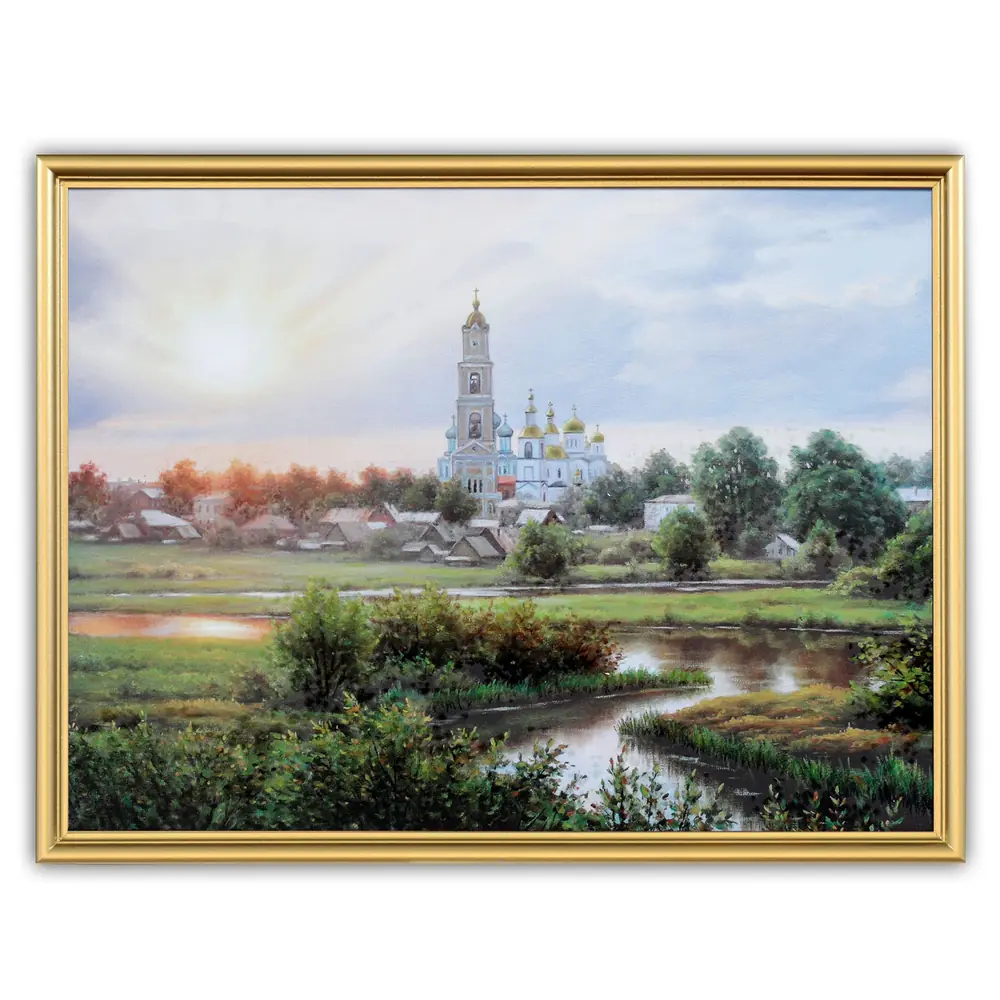 Picture 30×40, 3D print on plastic, in gilded frame №90