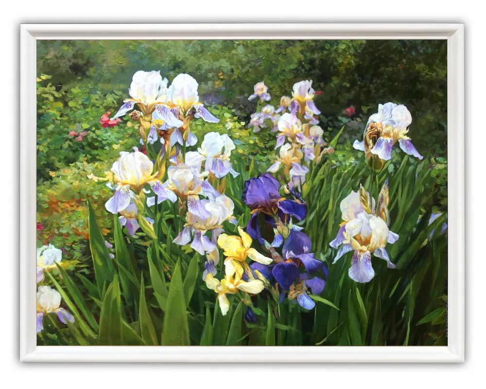 Picture 30×40, 3D print on plastic, in white frame №26