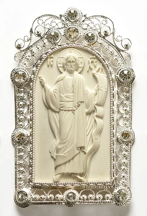 Frame for the mitre №19 / 2 elforin / house / silver plating
