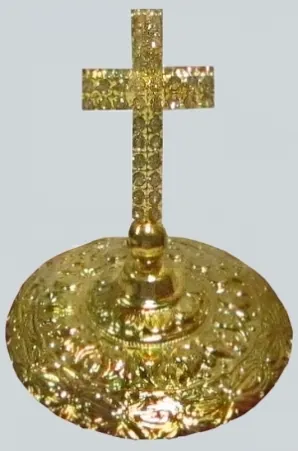 Mitre cross №8 / gilding