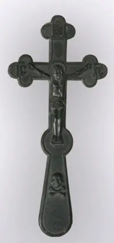 Cross funeral hand