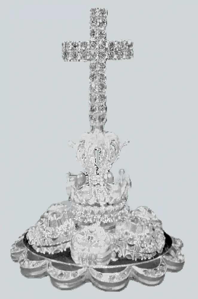 Mitre cross №2 silver
