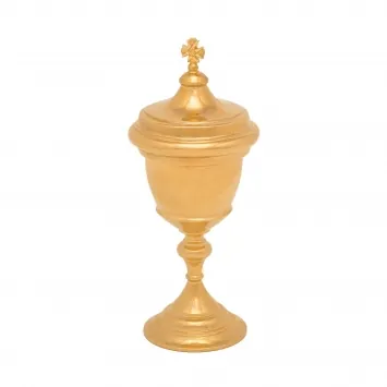 Vessel travel for Communion №3 brass / gilding / silver insert