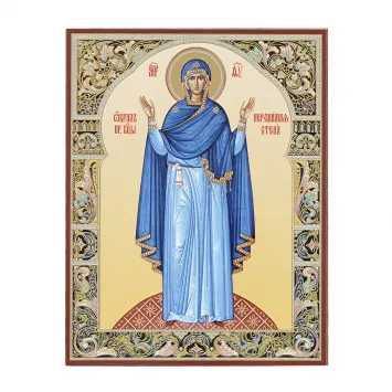 Icon on wooden panel 11×13 double embossing Indestructible Wall 4