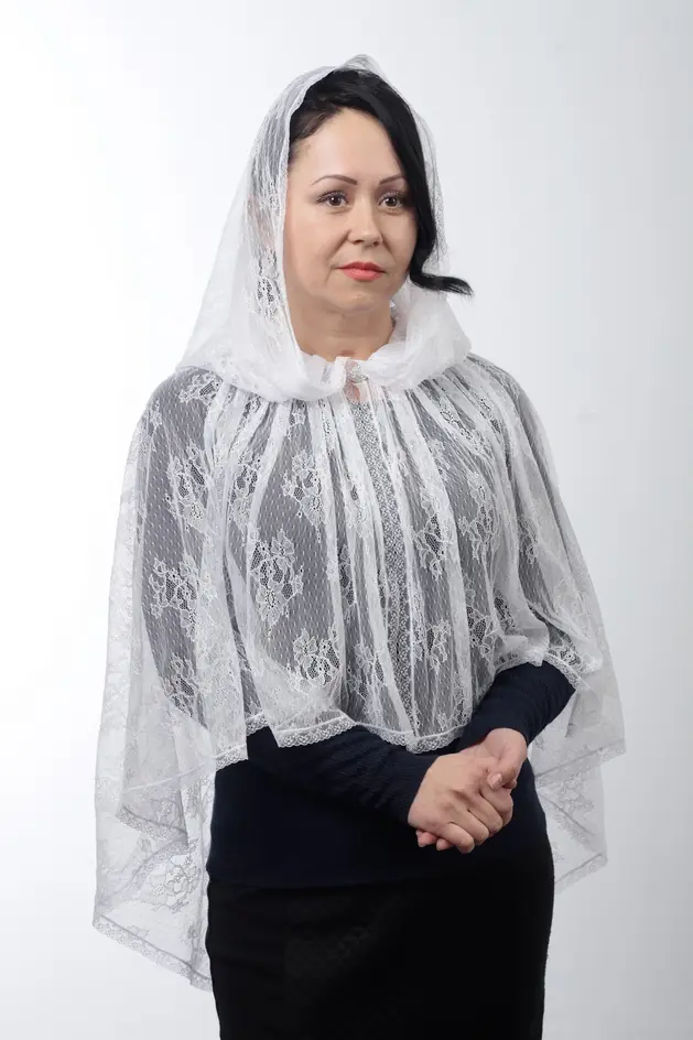 Kerchief-cape for church long