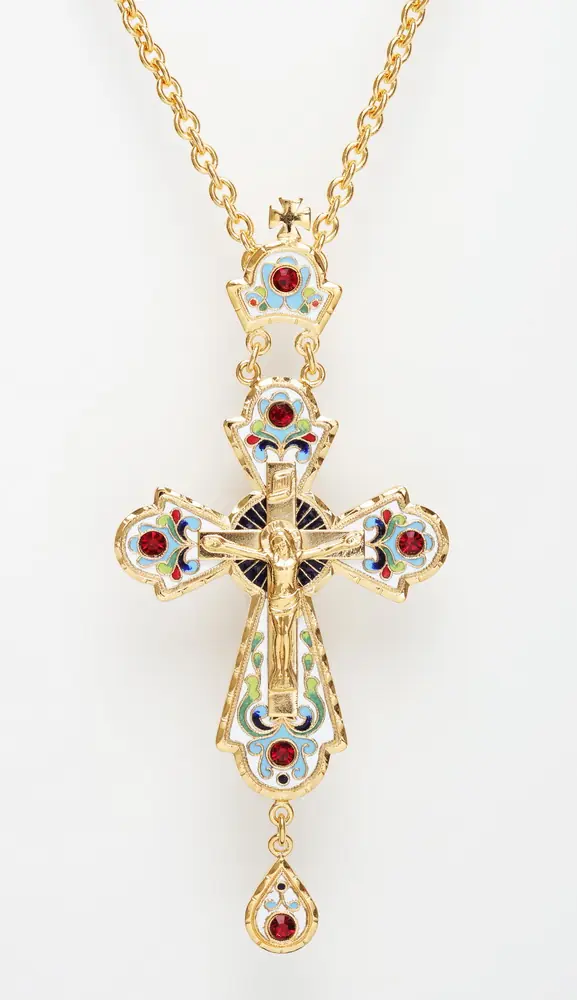 Pectoral cross stamped / gilding