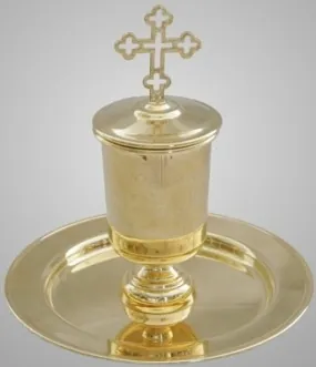 Holy oil flask gilding